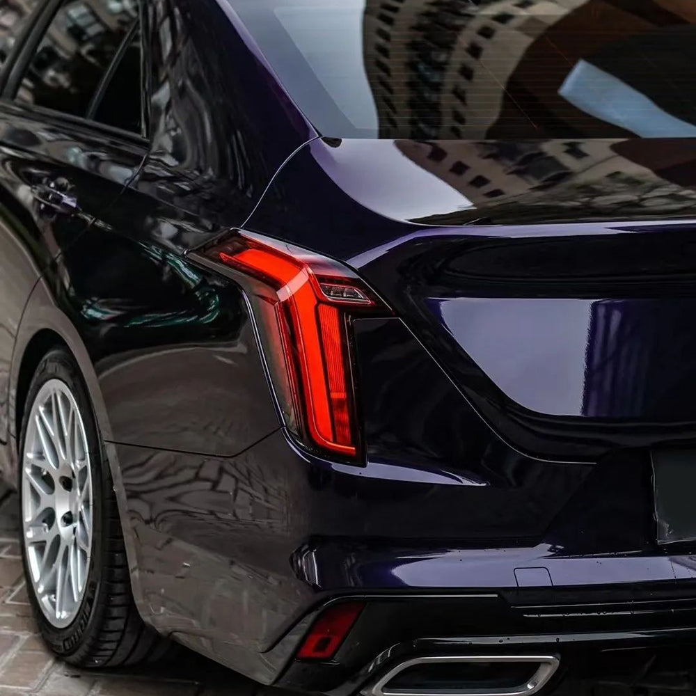 midnight purple car wrap