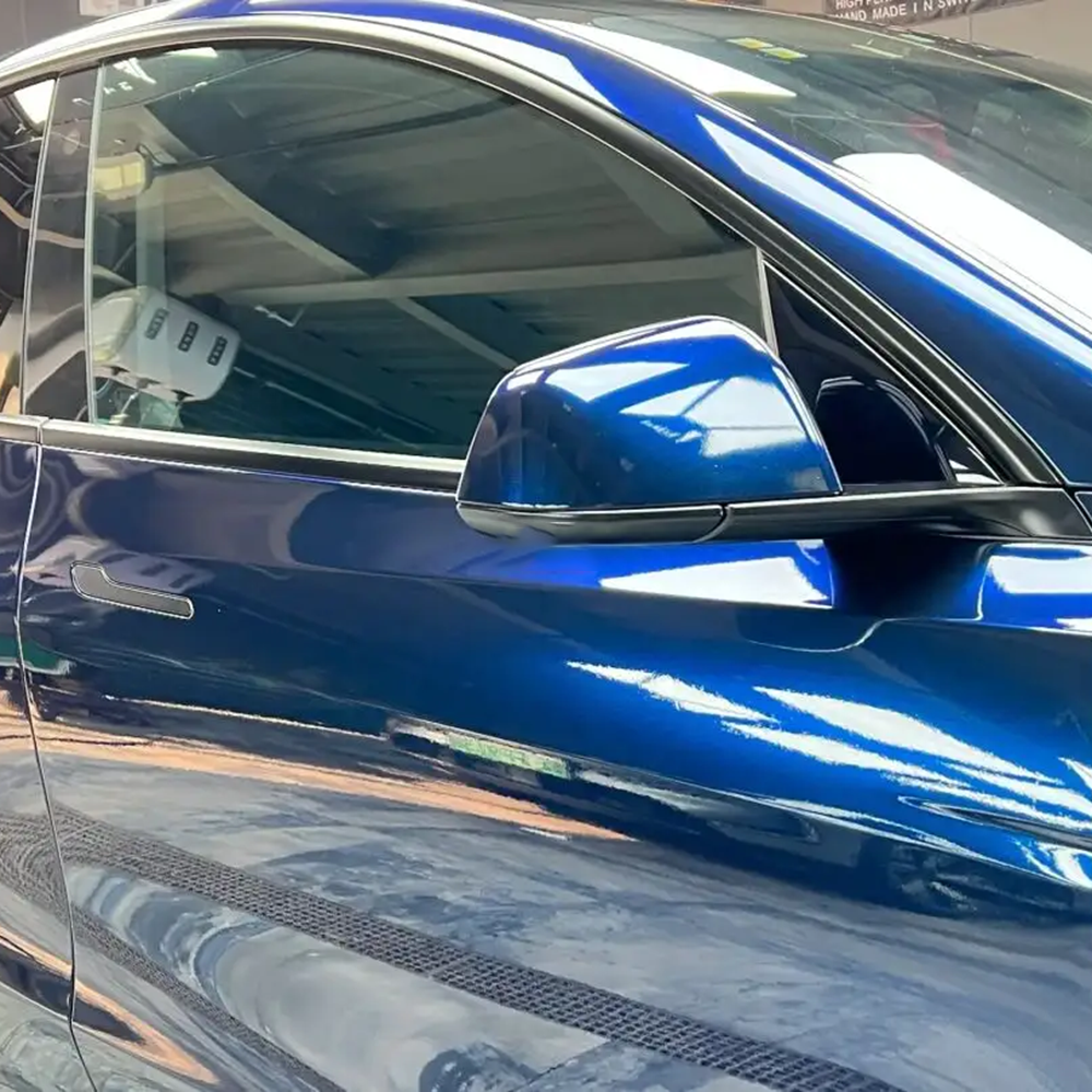 ghost midnight blue car wrap