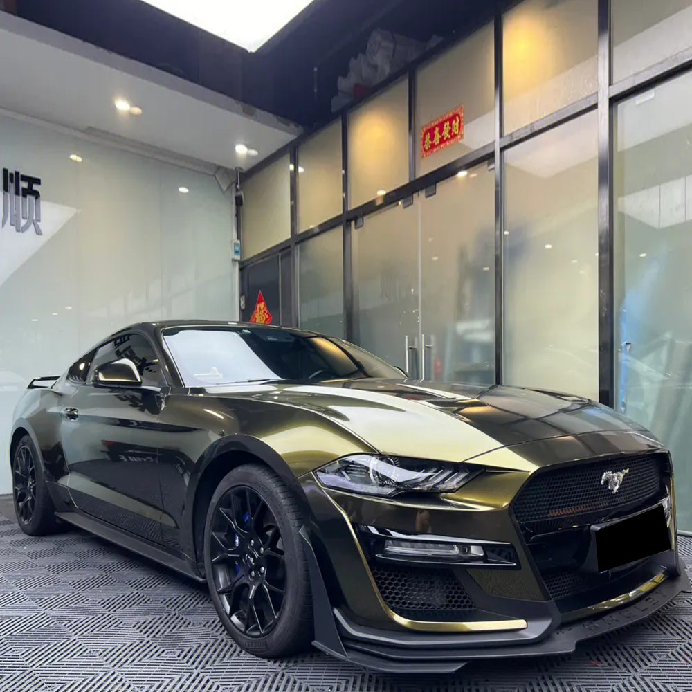 ghost midnight gold car wrap vinyl