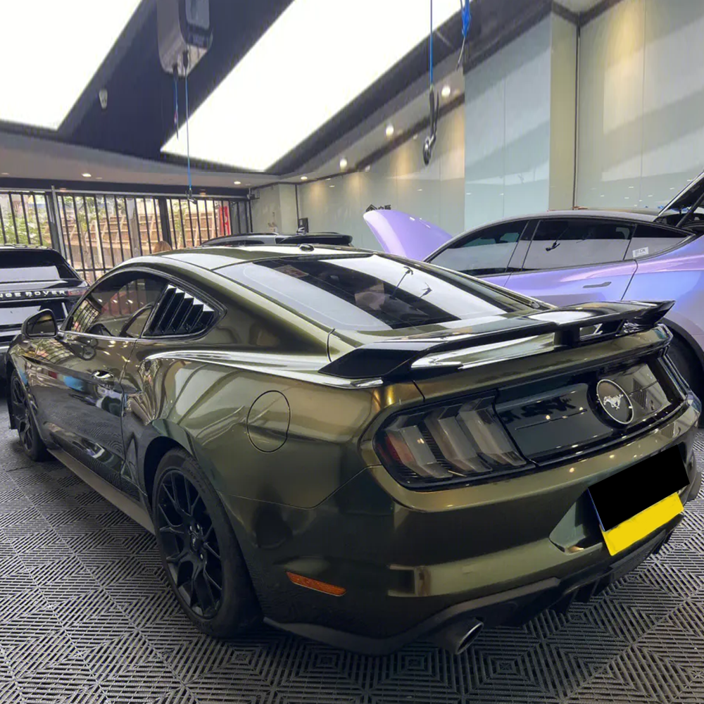 midnight gold car wrap