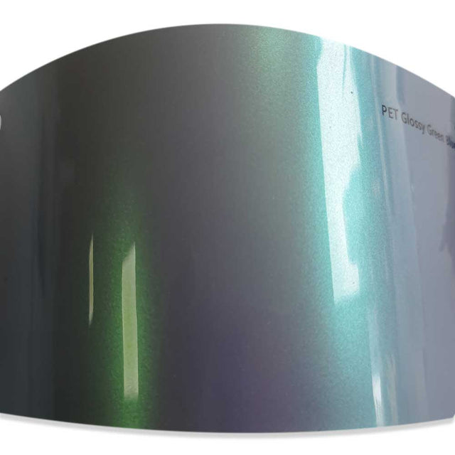 glossy green blue color changing car wrap vinyl