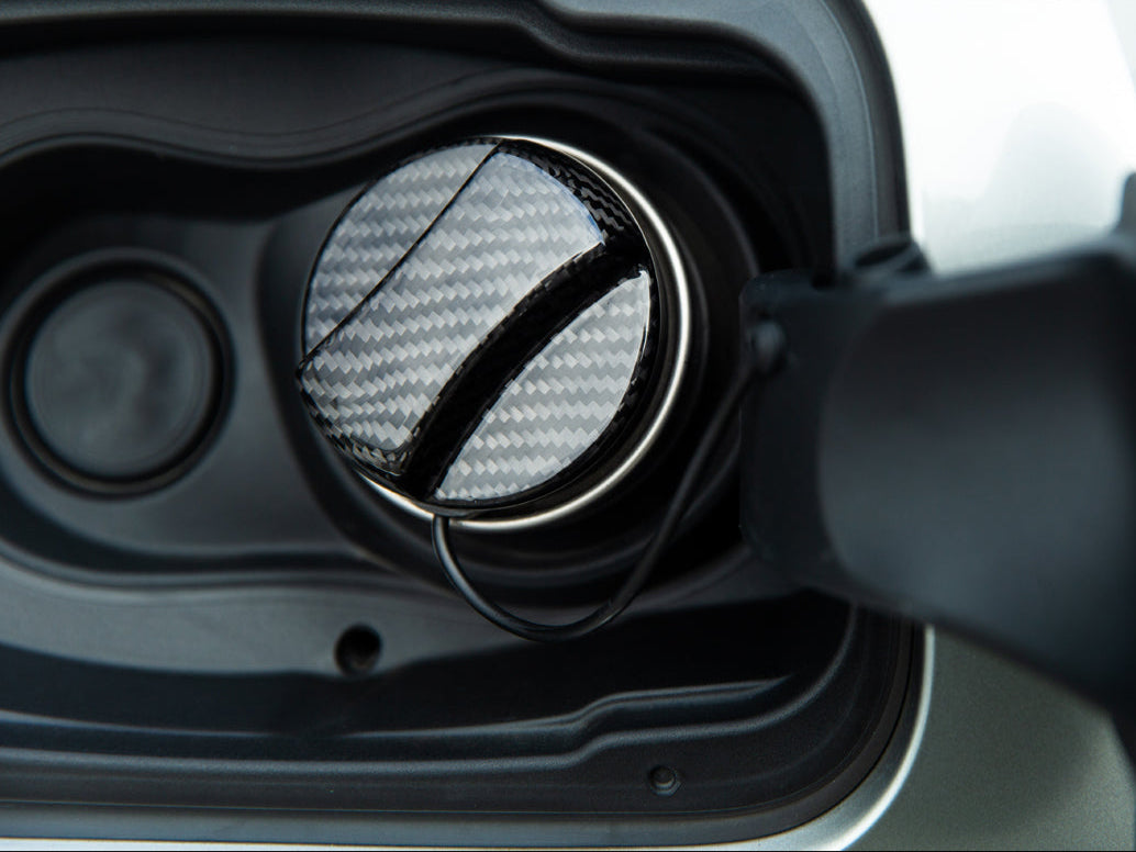 Carbon Competition Fuel Cap Cover