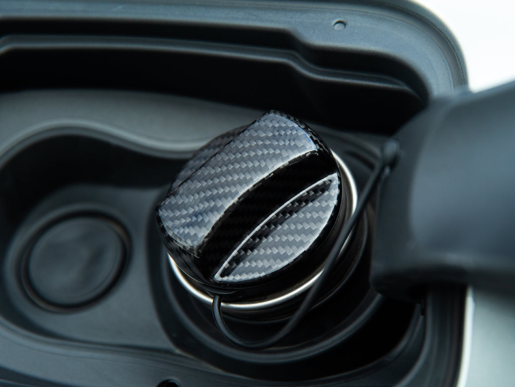 bmw carbon fiber gas cap cover