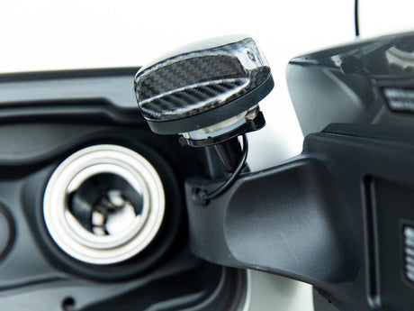 Dry Carbon Competition Gas Cap Cover