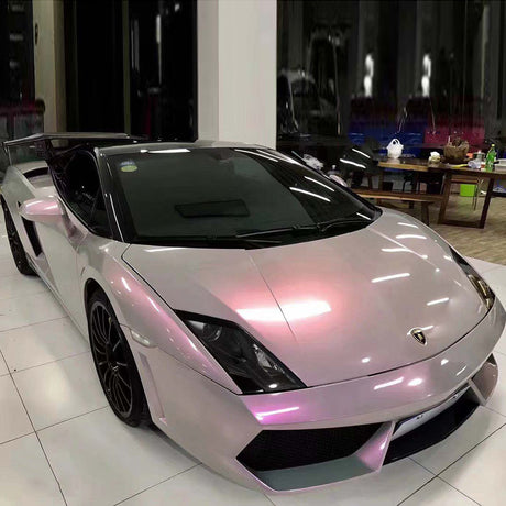 twin magic grey pink car wrap