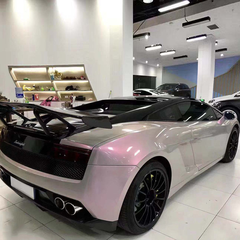 twin magic grey pink vehicle wrap