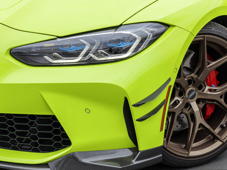 dry carbon fiber canard set for bmw m3 and bmw m4 by autotecknic