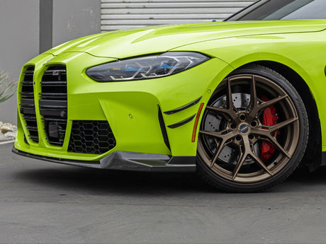 dry carbon fiber canard set by autotecknic for bmw m3 and m4