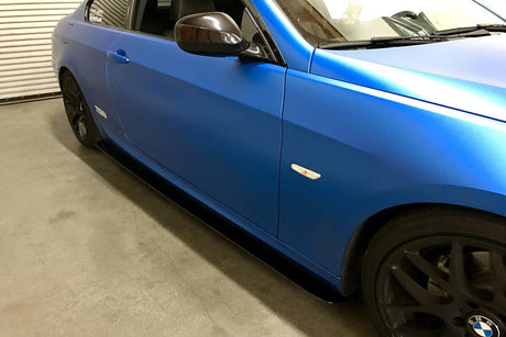aluminum side skirts for bmw e92 and e93 by aeroflowdynamics