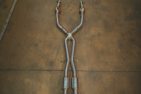 BMW E9x M3 Valvetronic Designs X-Pipe Midpipe
