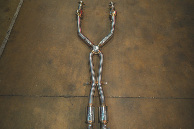 BMW E9x M3 Valvetronic Designs X-Pipe Midpipe