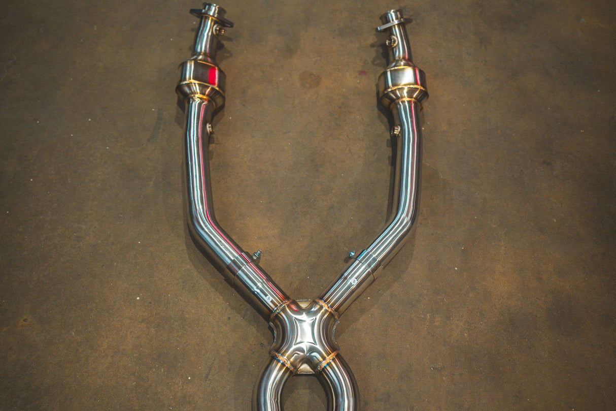 bmw e92 m3 valvetronic designs x pipe midpipe