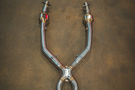 bmw e92 m3 valvetronic designs x pipe midpipe