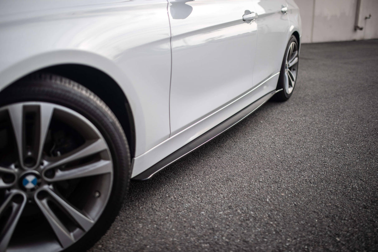 2013-2020 Bmw Side Skirt Extension V1  Carbon Fiber ( F80, F82, F32, And F30 M3, M4)