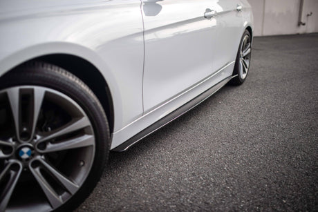 2013-2020 Bmw Side Skirt Extension V1  Carbon Fiber ( F80, F82, F32, And F30 M3, M4)
