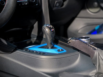 bmw f80 f82 f83 m3 m4 color matched gear shifting trim by autotecknic