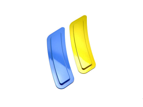 yas marina blue and austin yellow bmw f80 and f82 m3 and m4 paint matched side reflectors by autotecknic
