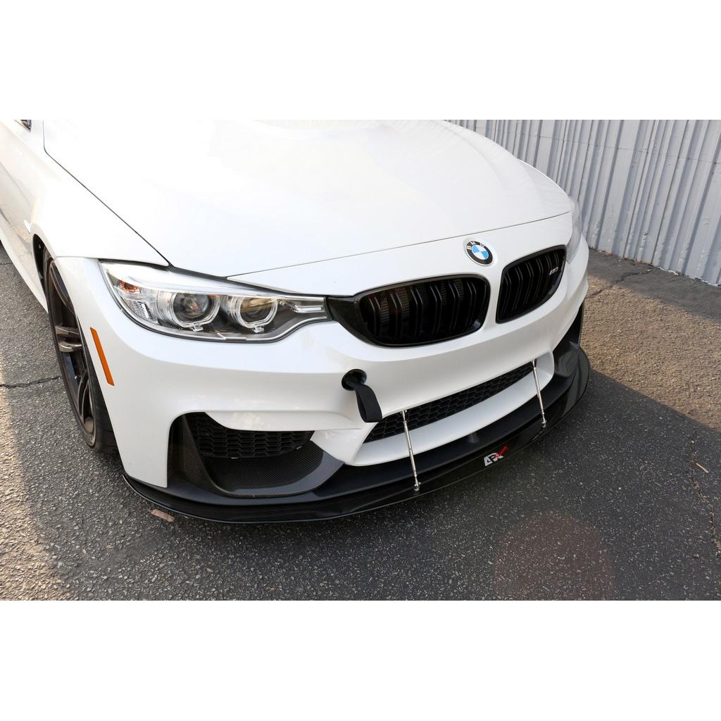 bmw m4 f82 with carbon fiber wind splitter by apr performance