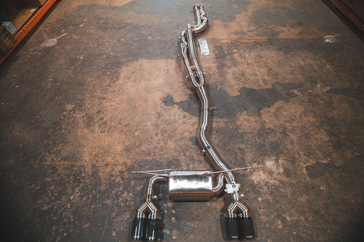 bmw m3 m4 f80 f82 f83 equal length exhaust system by valvetronic
