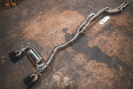 bmw m4 f82 equal length exhaust system by valvetronic