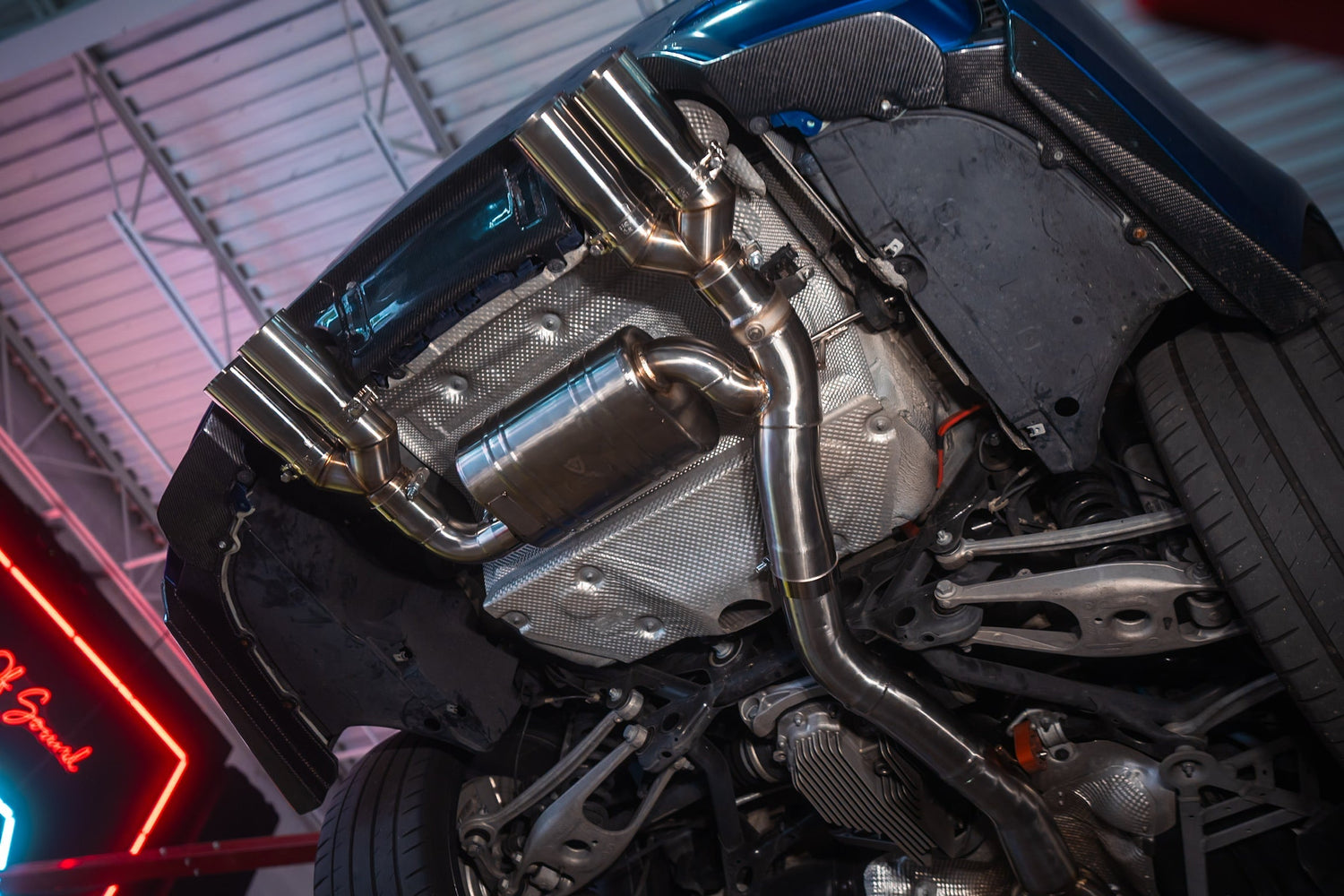 bmw f8x m3 m4 equal length exhaust system by valvetronic