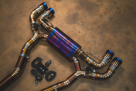 valvetronic designs titanium exhaust system for bmw m5 f90