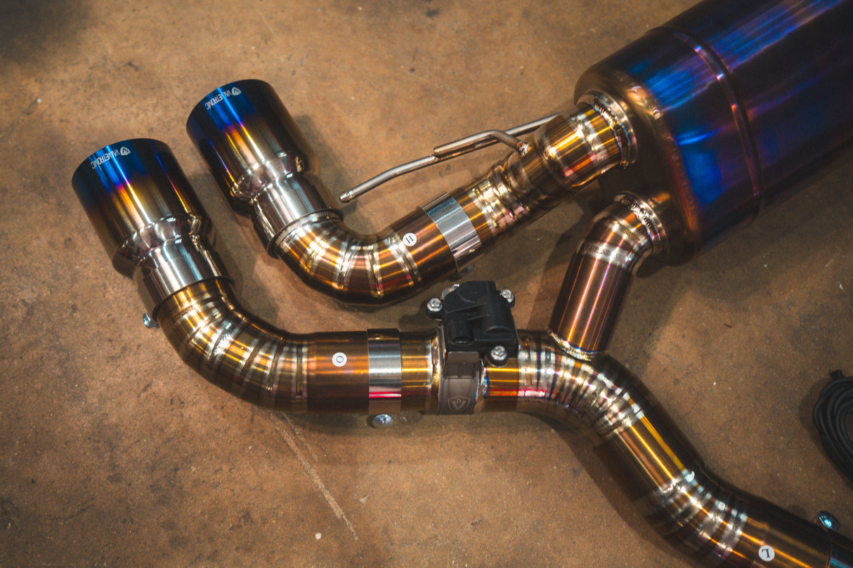 exhaust system for bmw f90 m5 by valvetronic designs