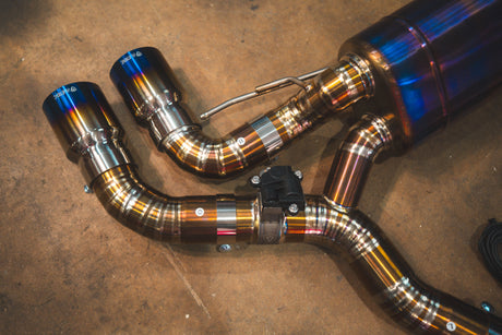 exhaust system for bmw f90 m5 by valvetronic designs