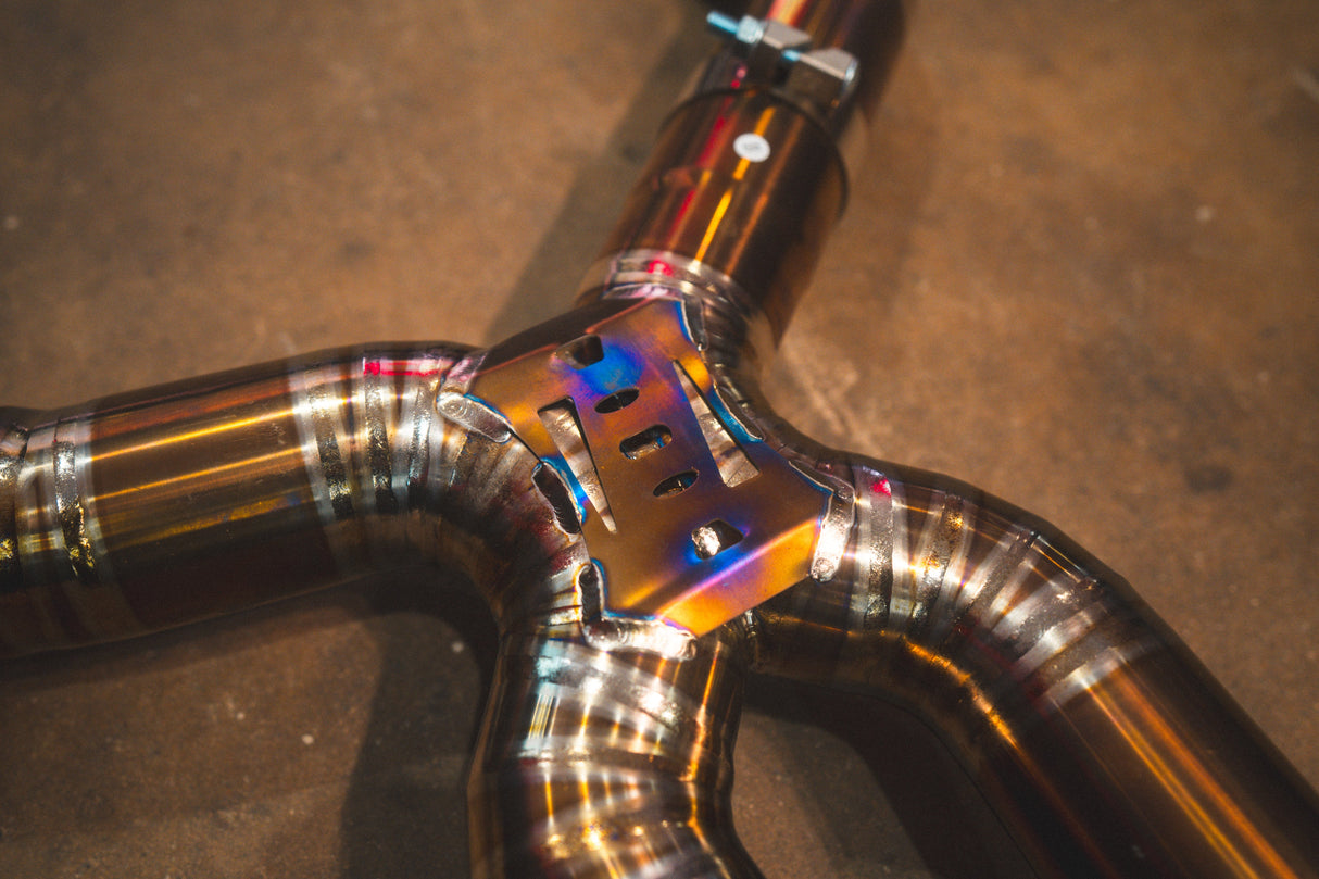 titanium exhaust system for bmw f90 m5