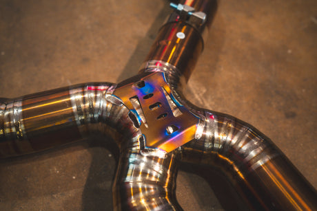 titanium exhaust system for bmw f90 m5