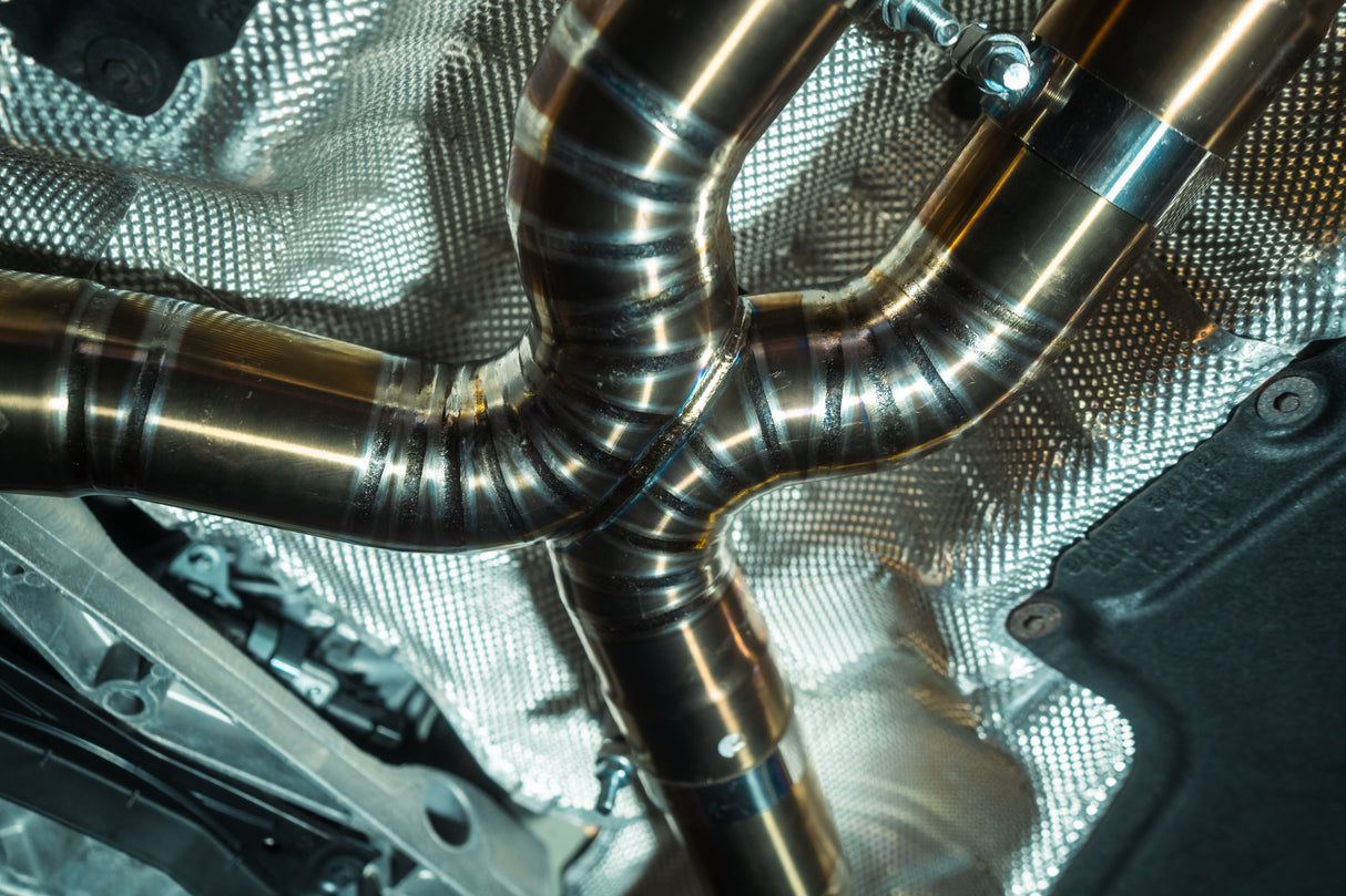 valvetronic designs titanium exhaust on bmw f90 m5