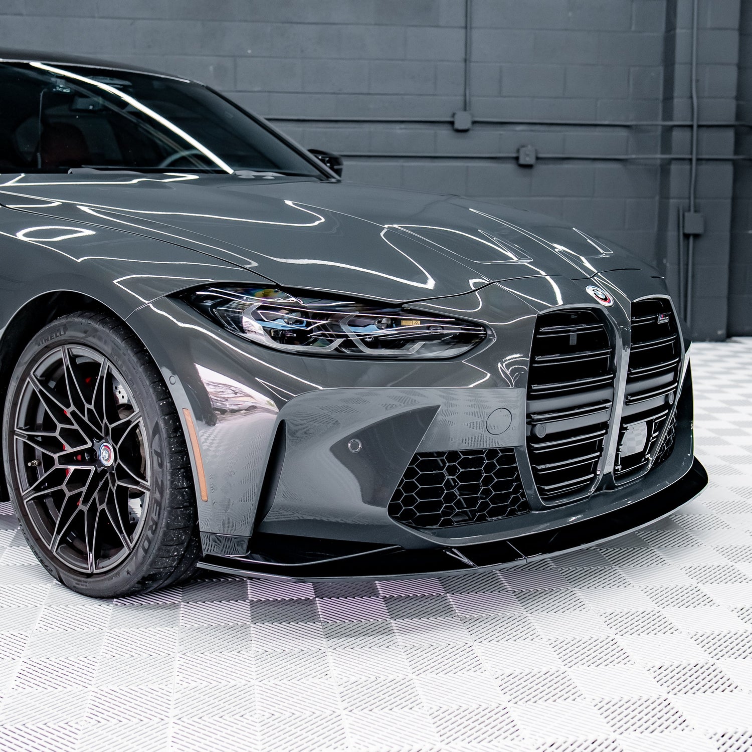 bmw g83 m4 front lip by aeroflowdynamics