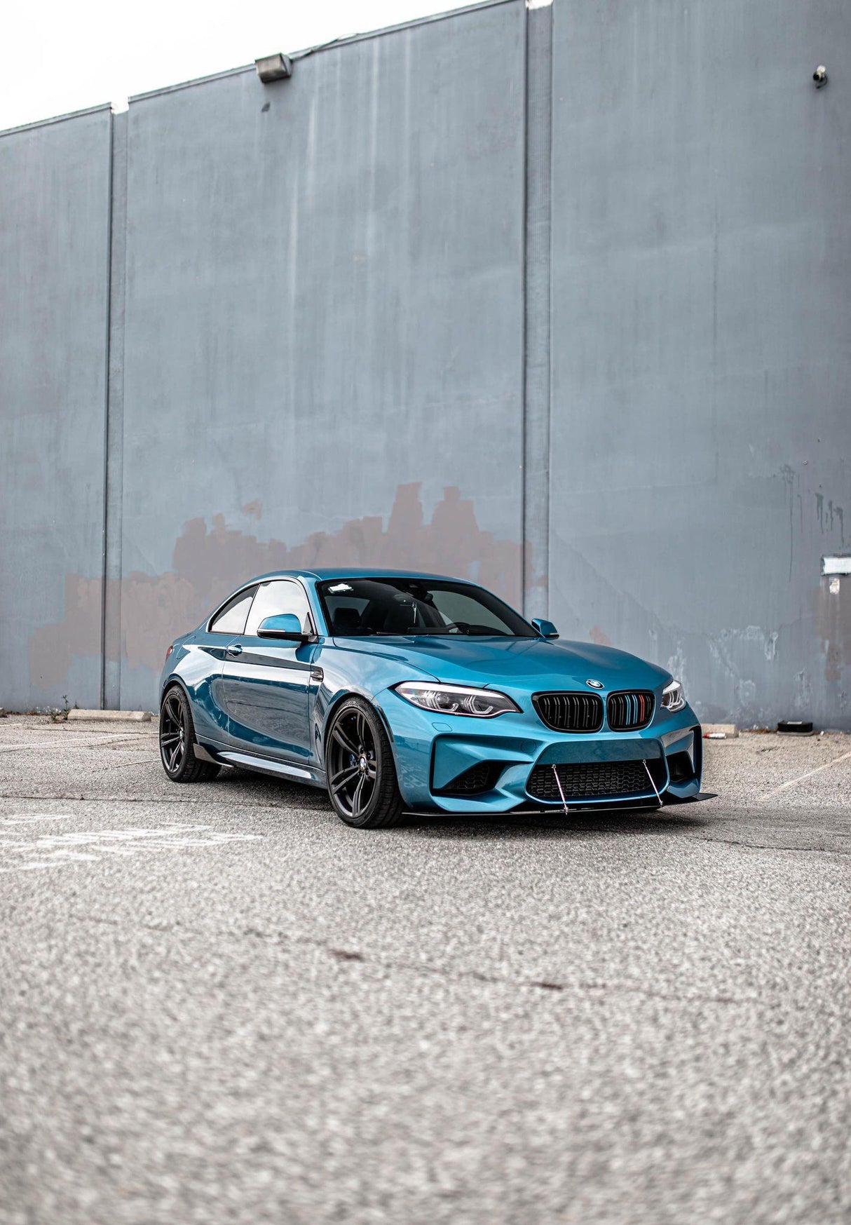 front splitter for bmw m2 f87 by aeroflow dynamics