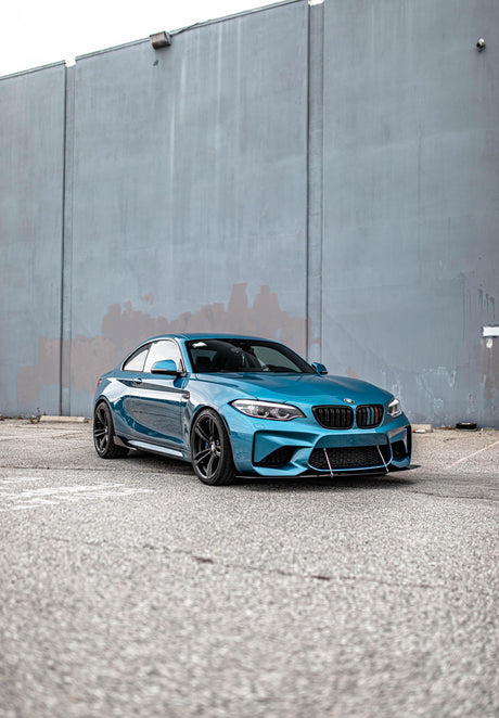 front splitter for bmw m2 f87 by aeroflow dynamics