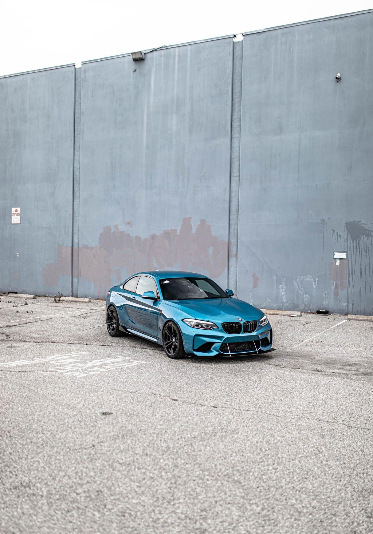 front splitter by aeroflow dynamics for bmw m2 f87