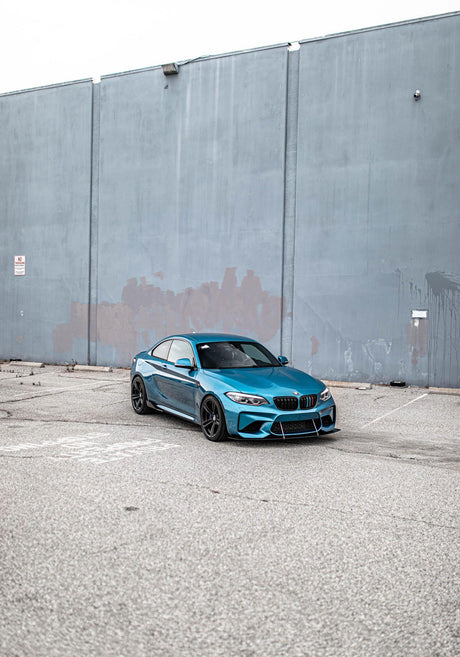 front splitter by aeroflow dynamics for bmw m2 f87