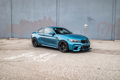front splitter by aeroflowdynamics for bmw m2 f87