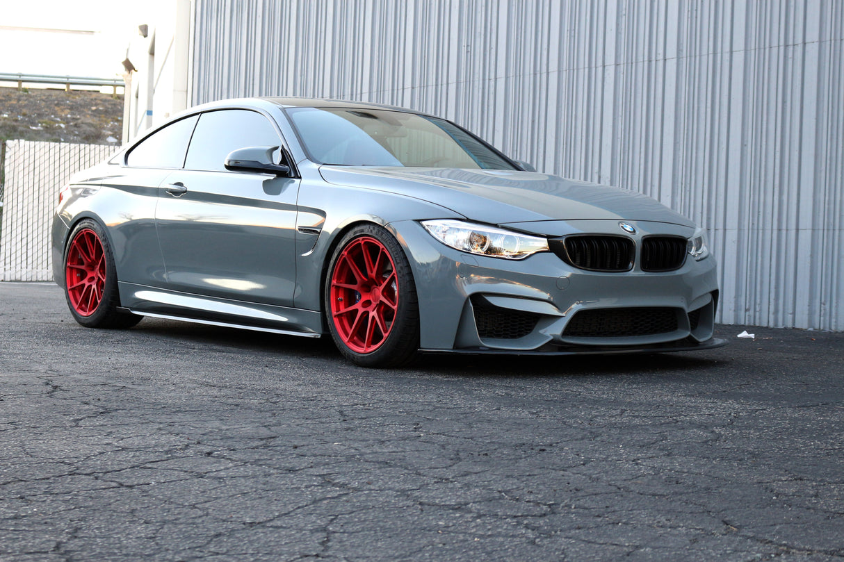 bmw m4 f82 carbon fiber front lip by apr performance