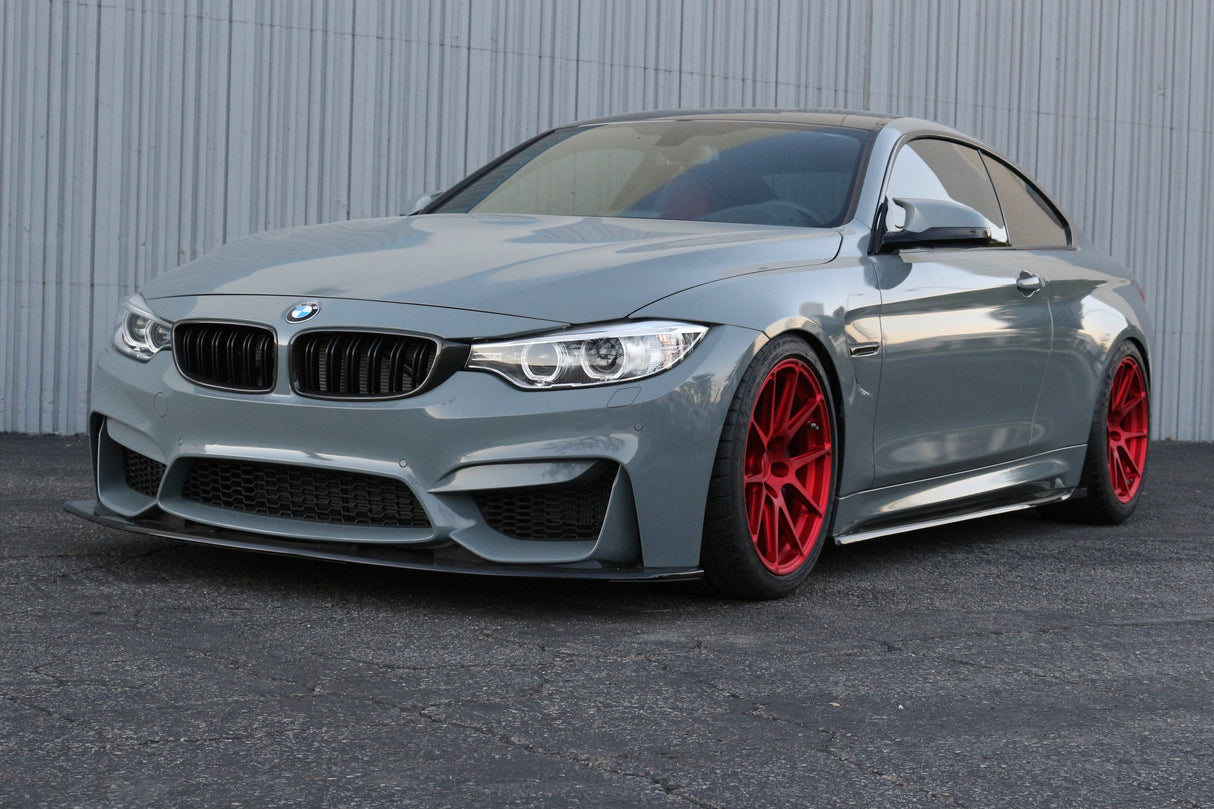 f82 bmw m4 carbon fiber front splitter lip