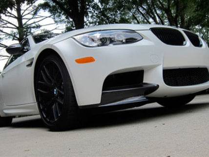 carbon fiber front splitters for bmw m3 e90 e92 e93 by autotecknic