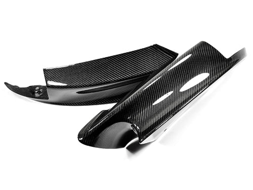 carbon fiber front splitters for bmw m3 e90 by autotecknic