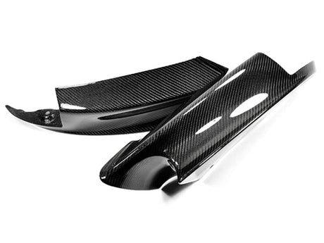 carbon fiber front splitters for bmw m3 e90 by autotecknic