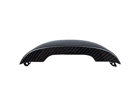 carbon fiber lci steering wheel top cover for bmw g8x m2 m3 m4 by autotecknic