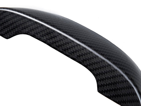 carbon fiber trim for bmw g8x steering wheel cover by autotecknic