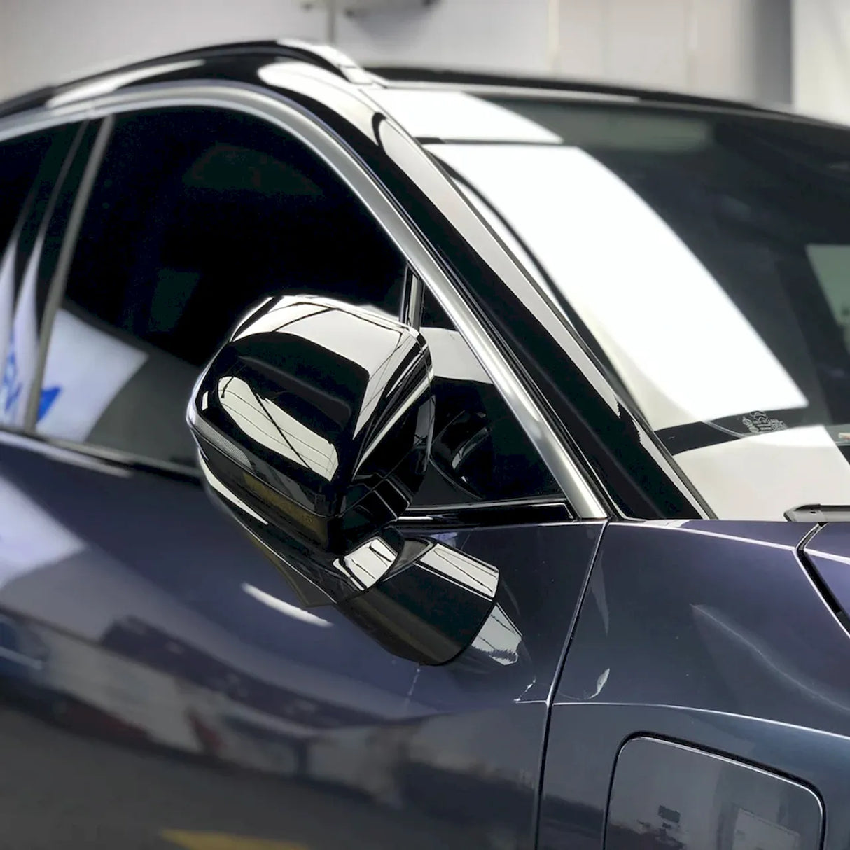 ceramic blue gray car wrap