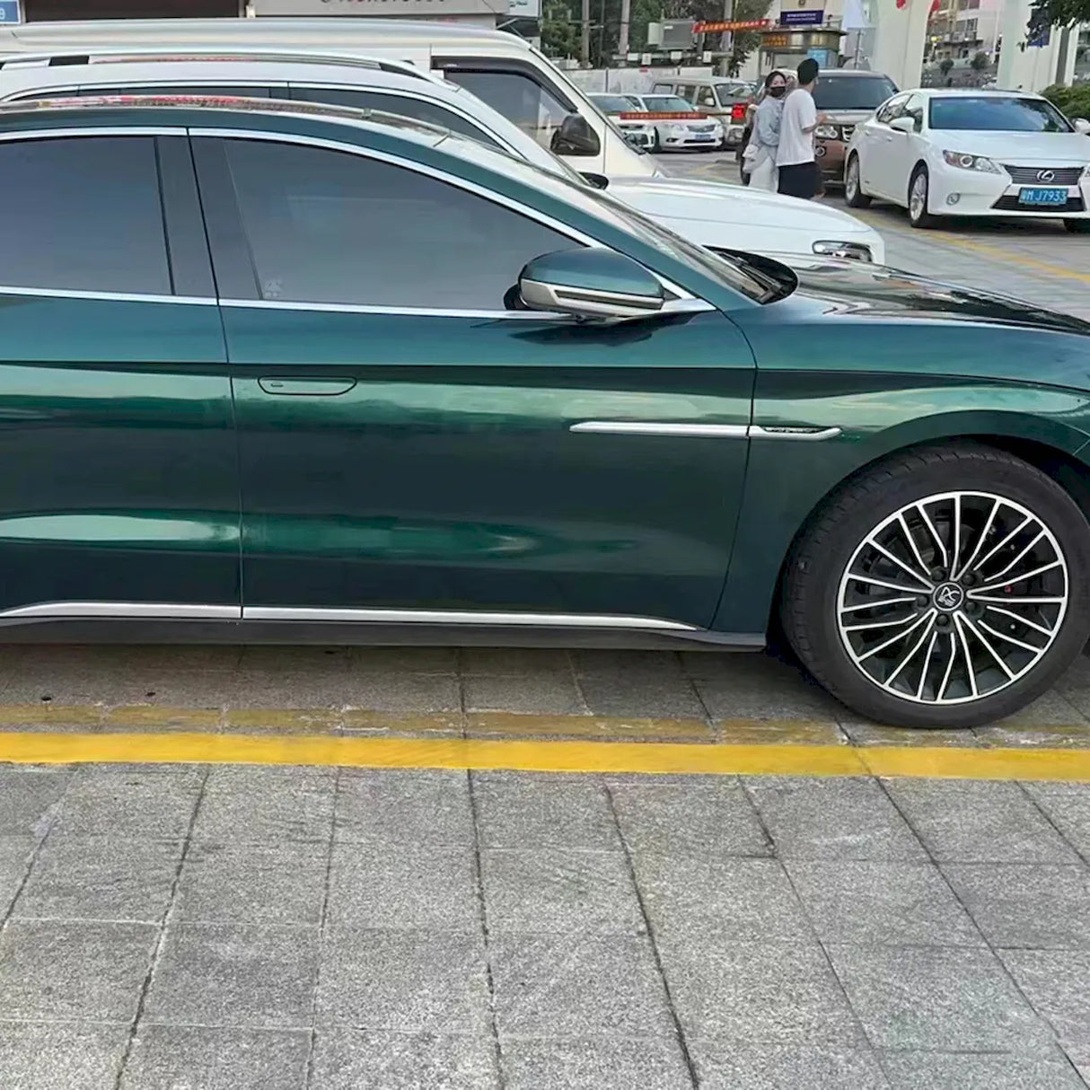 ceramic jade green vinyl wrap