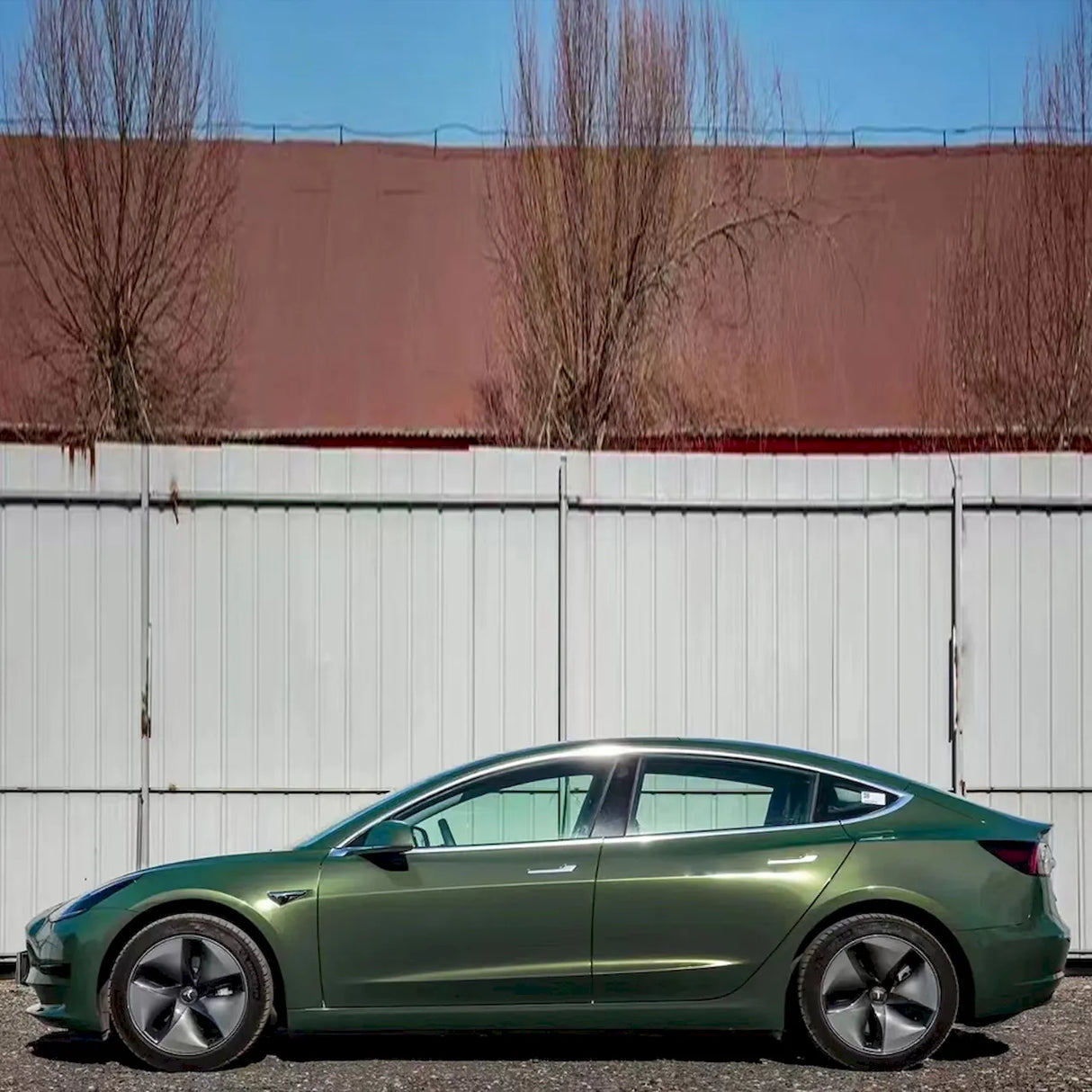 dazzling night green vinyl wrap