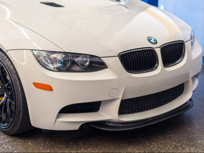 dry carbon fiber crt aero front lip for bmw m3 e92