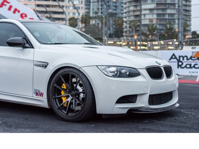 bmw m3 e9x dry carbon fiber crt aero front lip by autotecknic