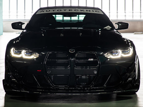 dry carbon grille on a bmw m4 g82 competition by autotecknic avanzato style